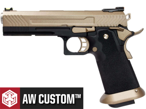 Réplique Airsoft AW Custom HX1102 Full tan gaz GBB