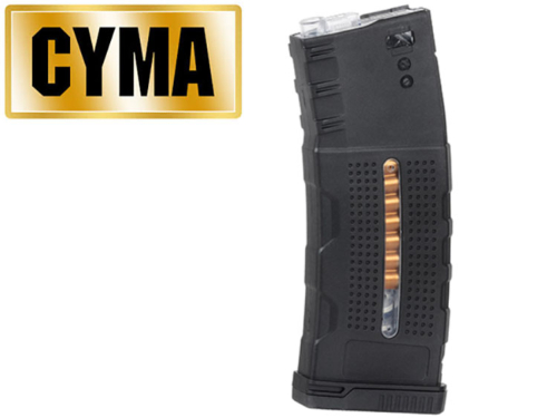 Chargeur Cyma 150 Billes Mid-cap AR-15 polymer/caoutchouc black