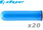 Lot de 20 pots Dye Alpha 140 cyan