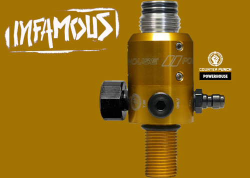 Preset 4500 PSI Infamous Powerhouse Counterpunch standard gold