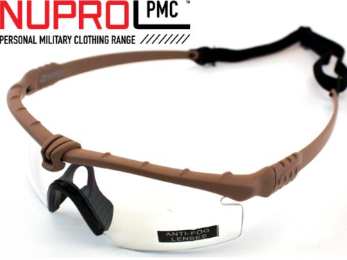 Lunettes Airsoft Nuprol Battle Pro Thermal - tan clear