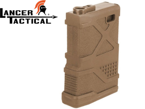 Chargeur Lancer Tactical M4 Low-Cap 70 billes tan