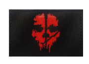Patch Ghost Black Red