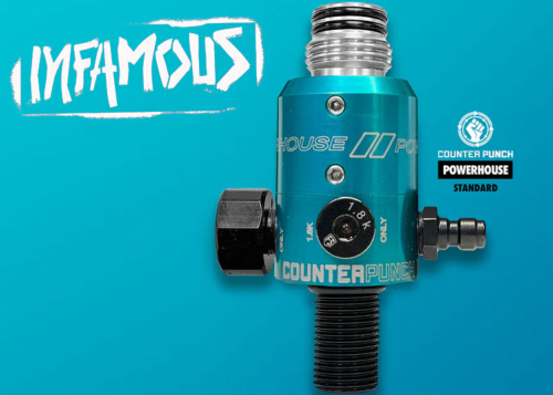 Preset 4500 PSI Infamous Powerhouse Counterpunch standard blue