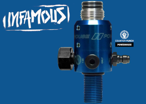 Preset 4500 PSI Infamous Powerhouse Counterpunch standard royal blue