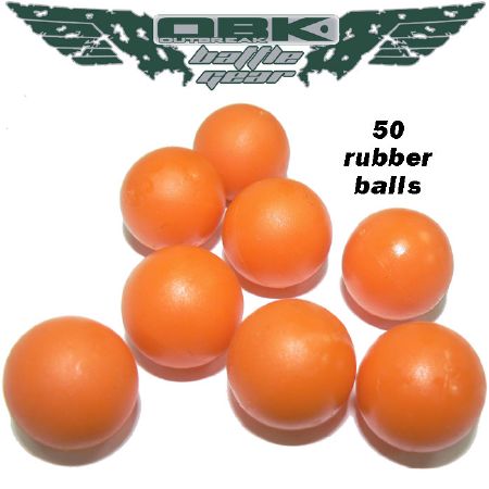 50 billes caoutchouc Outbreak Rubber balls