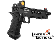 Réplique Airsoft Lancer Tactical GBB Heracles Hi-Capa 5.1 Black + RMR