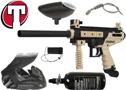 Ce pack composé d'un lanceur Tippmann FT12, d'un masque et d'une