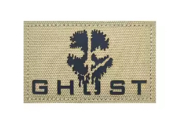 Patch Ghost Tan Fonted