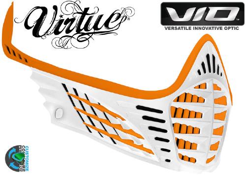 Facemask Virtue Vio - orange / orange / white