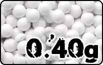 Billes Airsoft 0.40g