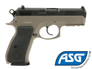 Réplique Airsoft ASG CZ 75D Black/Tan Spring