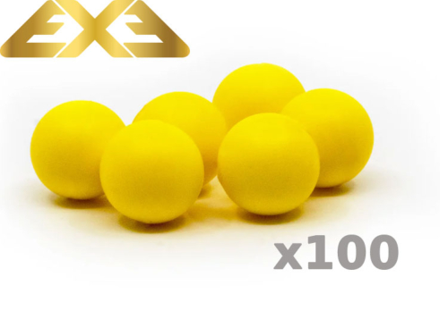 100 billes caoutchouc Rubber balls calibre 50