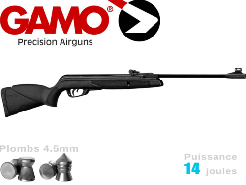 Carabine à plombs Gamo Black Shadow 4.5mm 14j