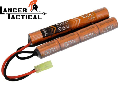 Batterie NIMH Lancer Tactical 9.6V 2 sticks 1600mah