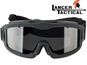 Masque protection Lancer Tactical série Aero black 3 écrans