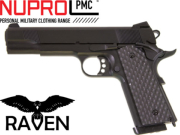 Réplique Airsoft Nuprol Raven 1911 MEU black gaz GBB