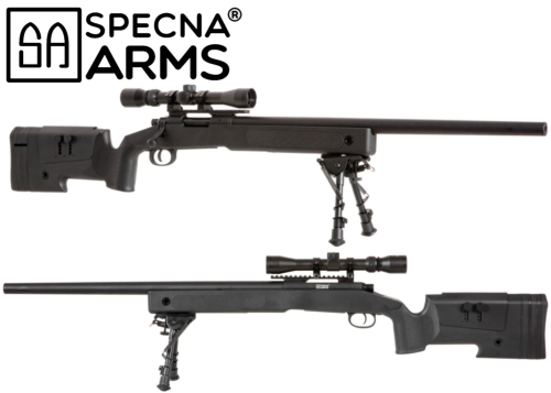Réplique Airsoft Sniper Specna Arms SA-S02 Black