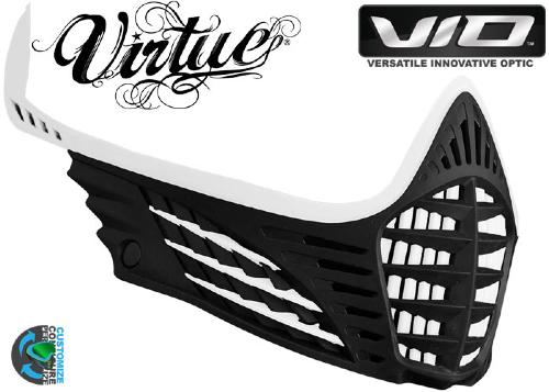 Facemask Virtue Vio - white / white / black