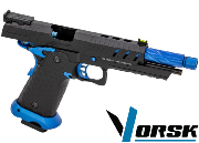 Réplique Airsoft Vorsk CS Hi-Capa 5.1 Vengeance Compact Blue / Black 1,0J gaz GBB 