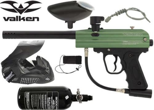 Pack Valken Razorback olive air comprimé