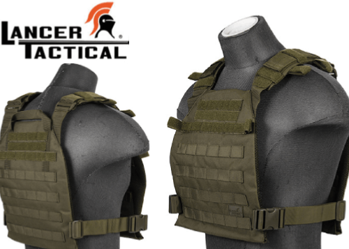 Gilet tactique Lancer Tactical Carrier 1000D Olive