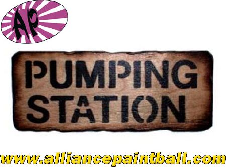 Panneau bois Basic "pumping station"