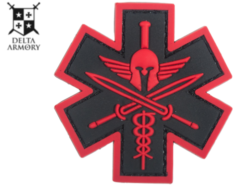  Patch -  Delta Armory Medic Tactical Red Glow in the dark