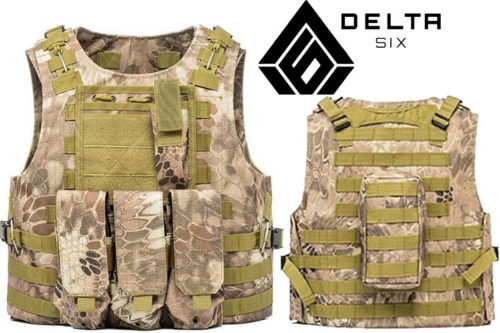 Veste tactique Delta Six Multi Molle Kryptec Desert