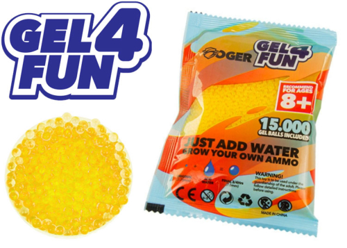 15000 Gel Blaster Gel4Fun jaunes