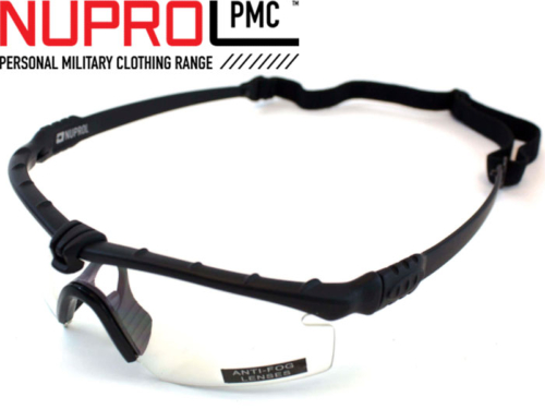 Lunettes Airsoft Nuprol Battle Pro Thermal avec insert - black clear
