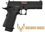 Réplique Airsoft Golden Eagle 5.1 Noir/Bronze GBB Black 