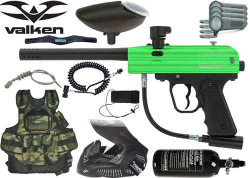 Battle Pack Valken Razorback lime air comprimé