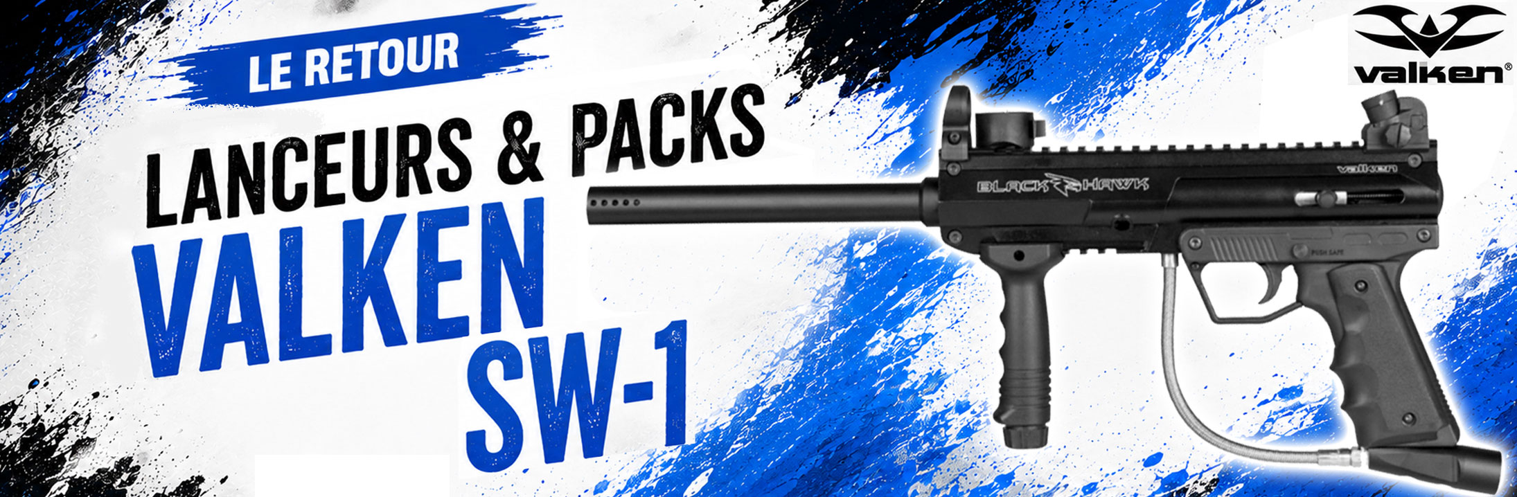 Packs Paintball complets Valken SW-1 Blackhawk