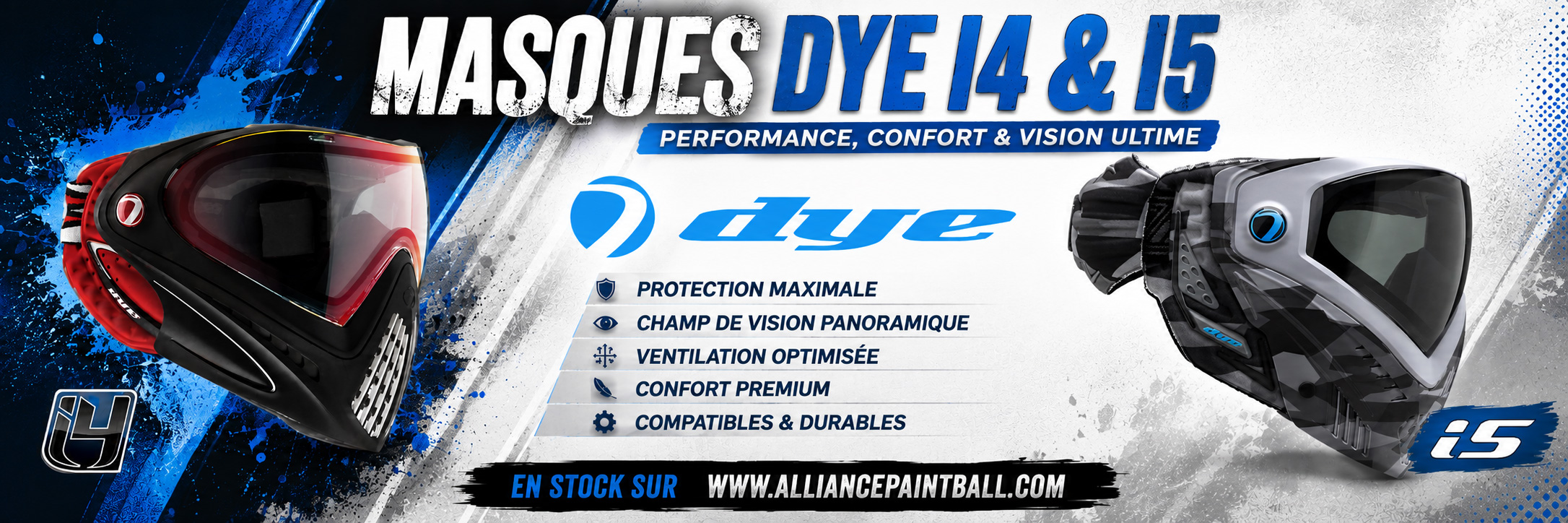 Masques de Paintball Dye I4 Dye I5
